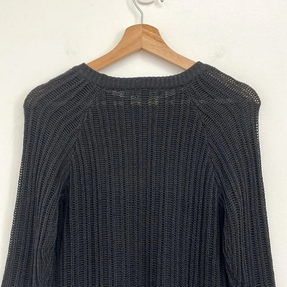Weekend Max Mara Open Knit Classic Luxury Capsule Minimalist Sweater Top - Small
